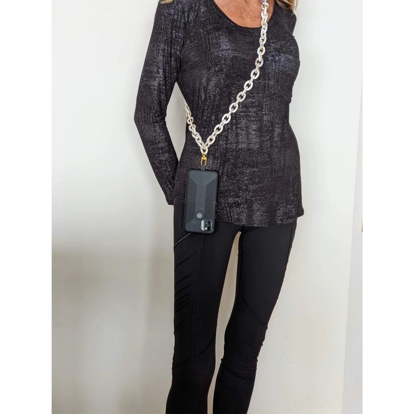 Vanilla Latte - Crossbody Cell Phone Chain
