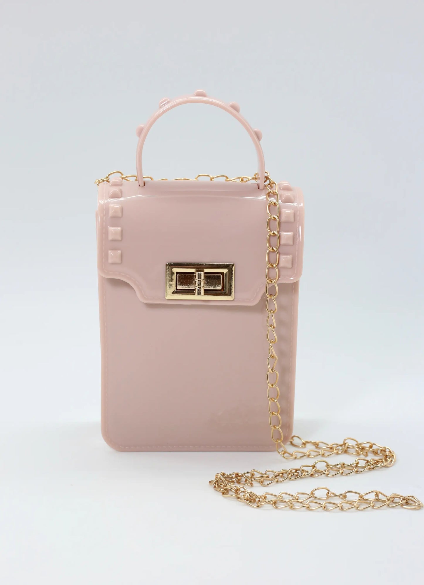 Vasallo Silicone Crossbody handbag in Nude