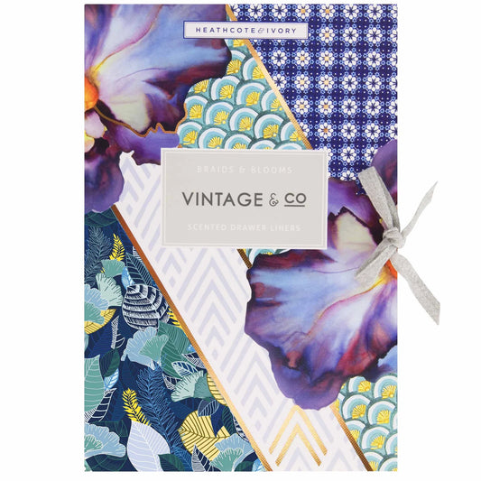 Vintage & Co Braids & Blooms Scented Drawer Liners