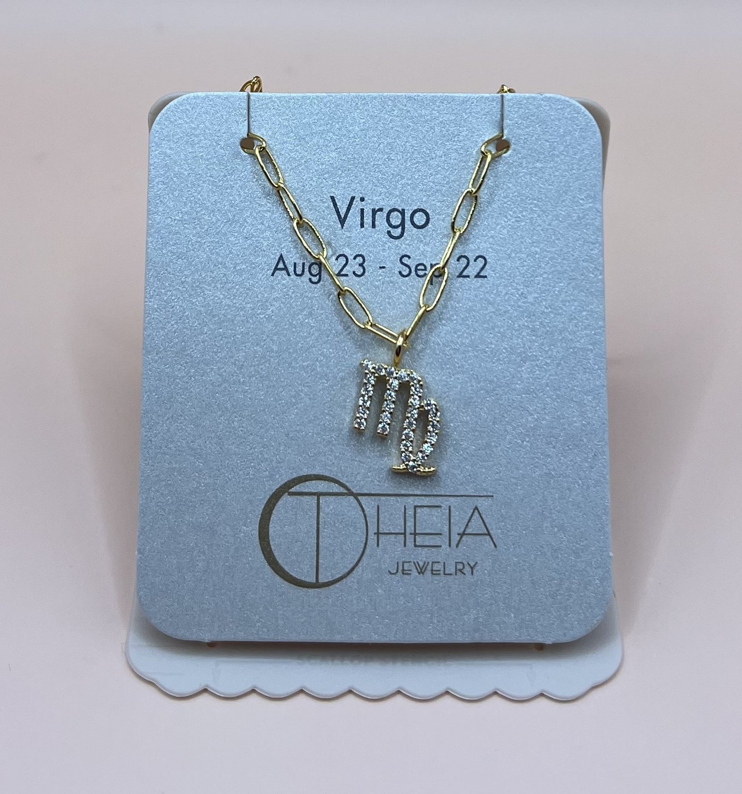 Zodiac sign necklace