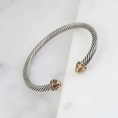 Yorkshire Cable Bracelet Silver