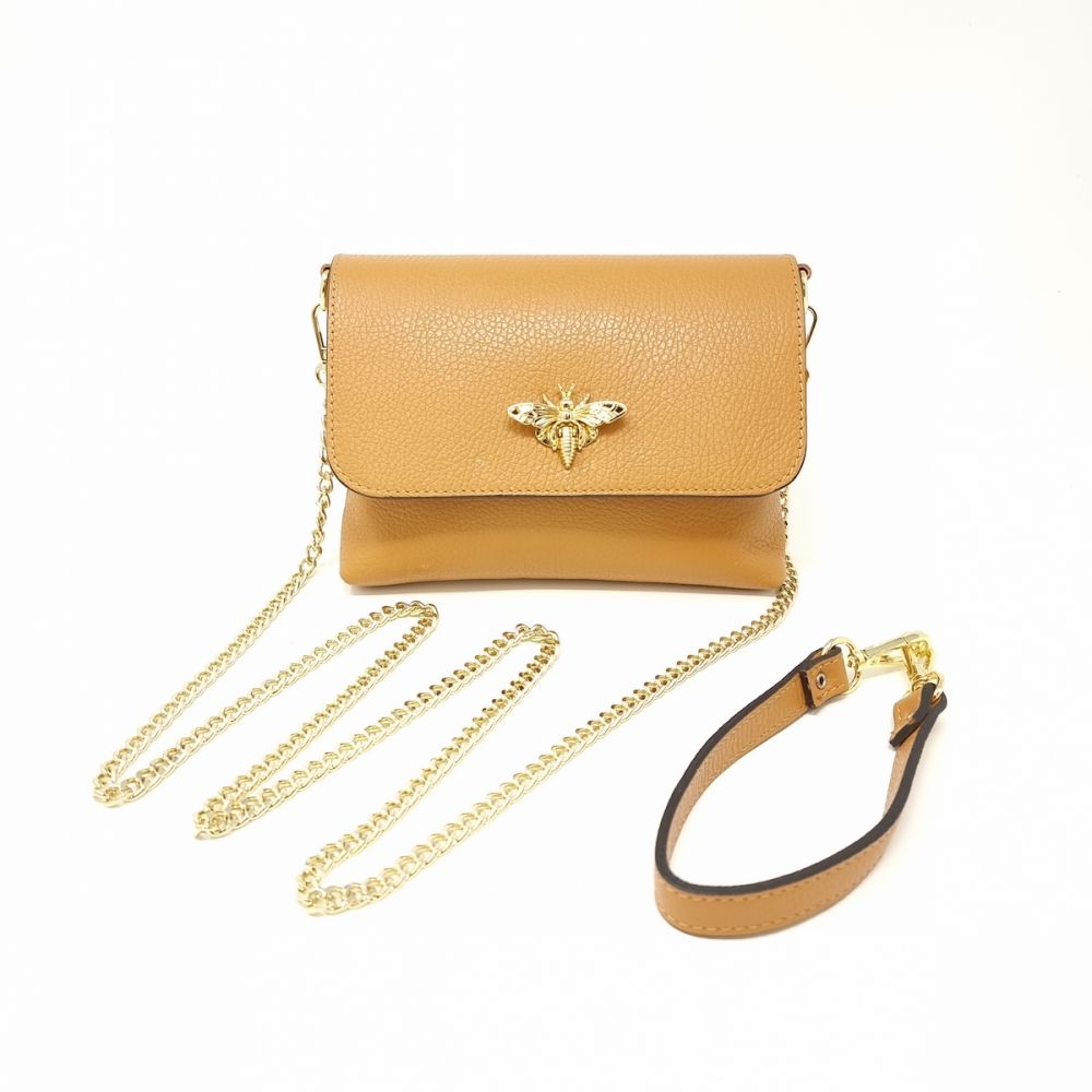 Leather Bee Bag in 2 colors