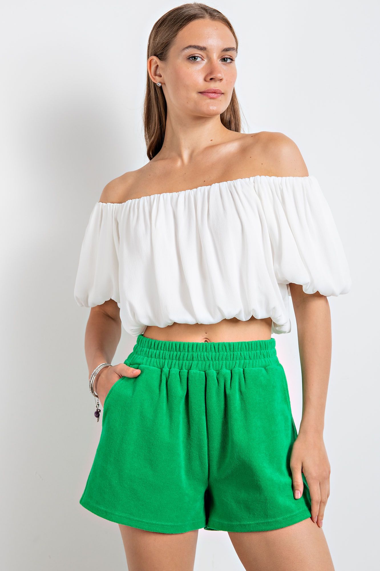 Terry Towel Shorts in 3 Colors