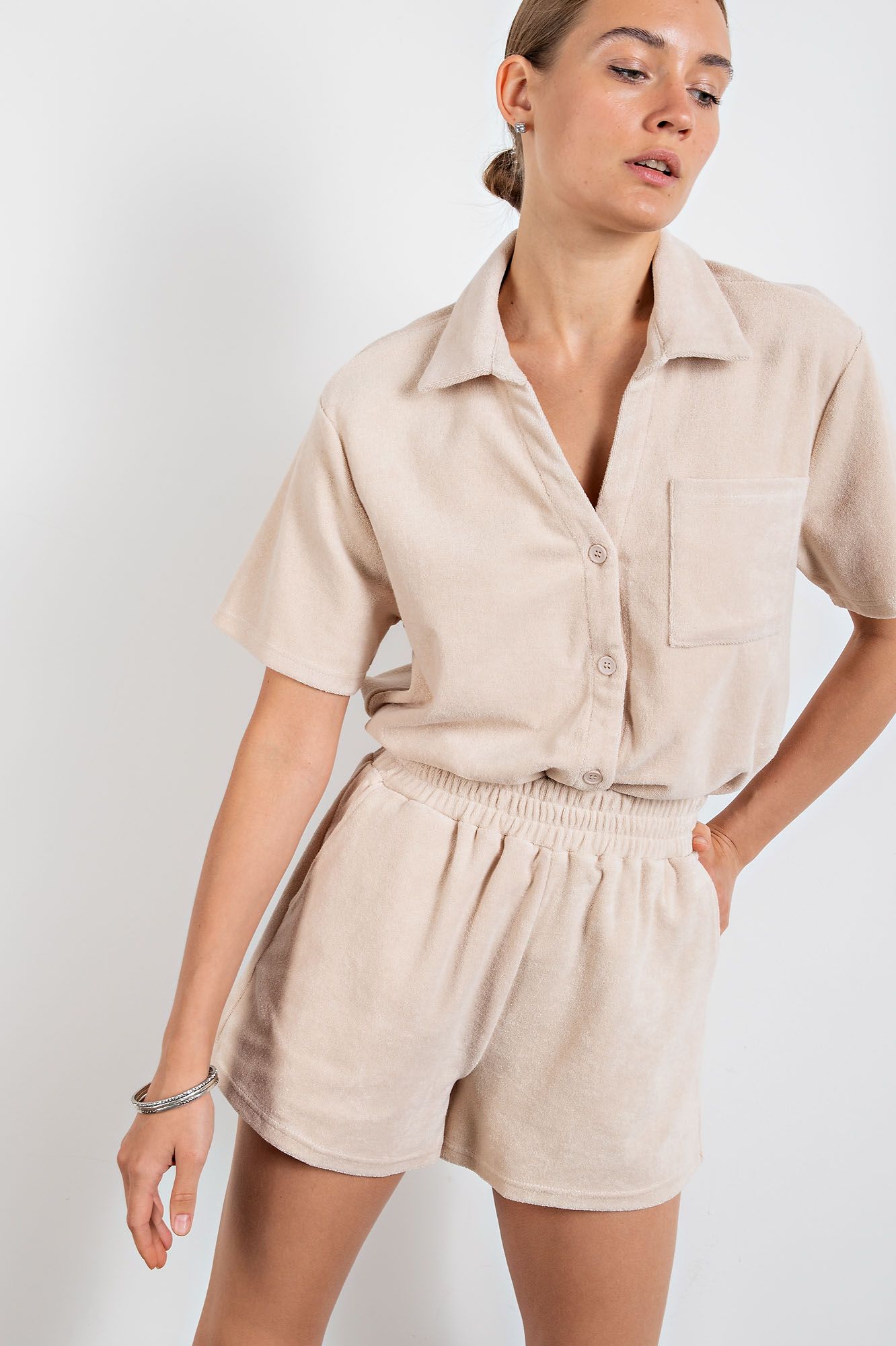 Terry Towel Shorts in 3 Colors