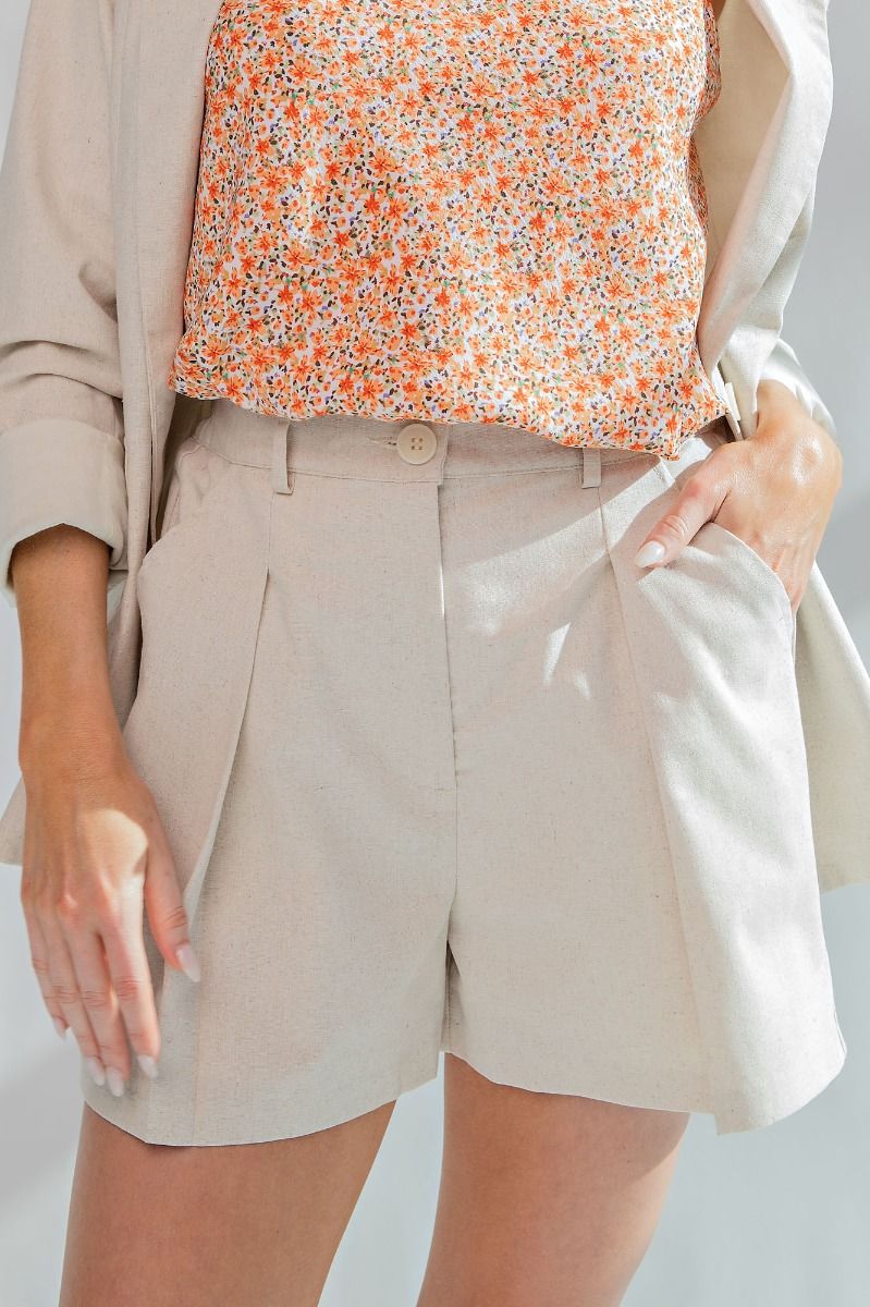 Linen Shorts in 2 Colors