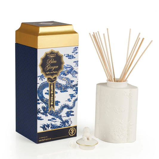 Bleu Ginger Bleu et Blanc Diffuseur