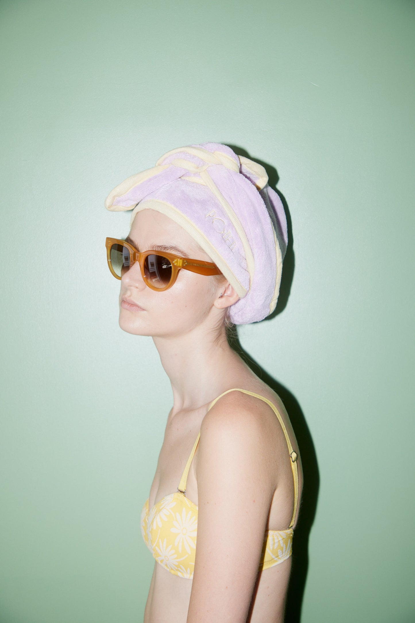 Quick Hair Drying Towel - Green
