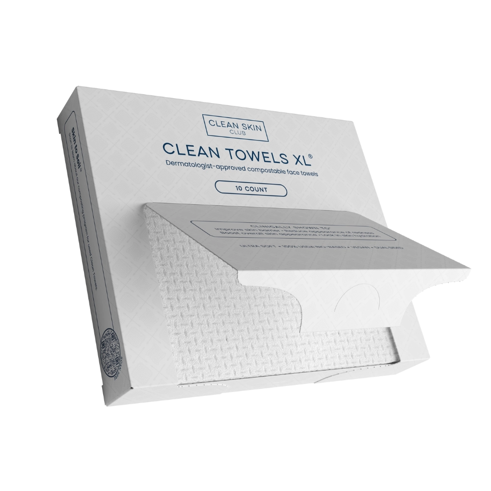 Clean Towels Xl™ Travel, Disposable Face Towels, 10 Count