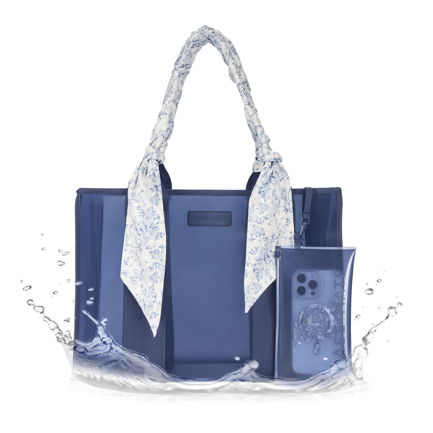 Case-Mate Something Navy Twilly Jelly Tote Bag - Can be Embroidered