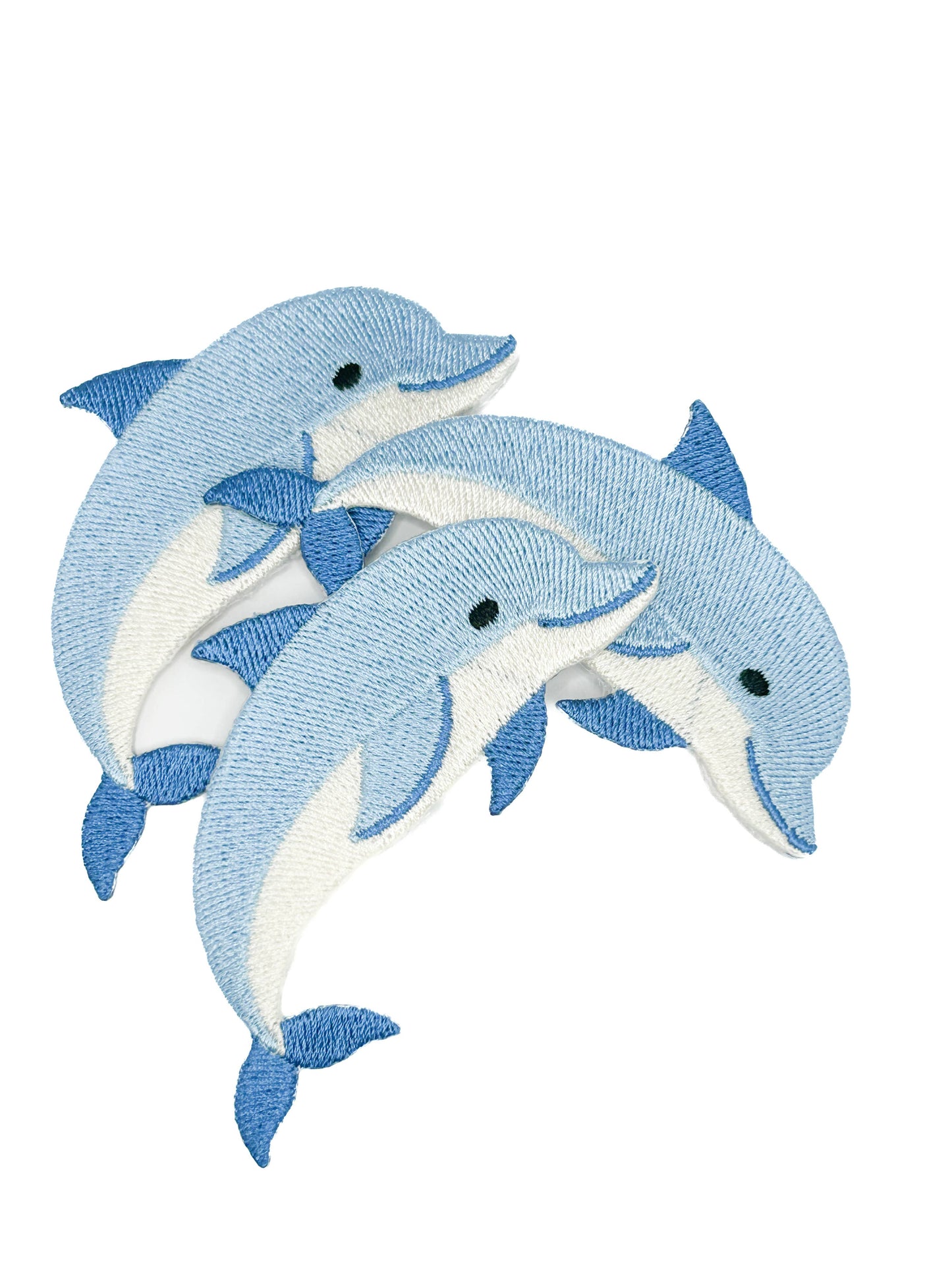 Dolphin Embroidered Patch Coastal Ocean Animal Patch Cute