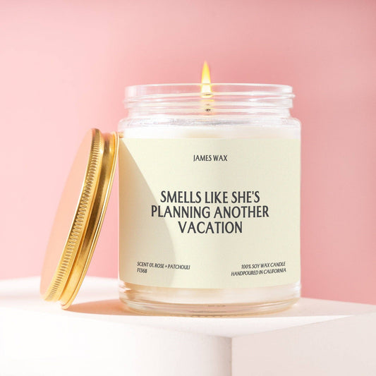 Vacation Gift Planning Vacation Candle