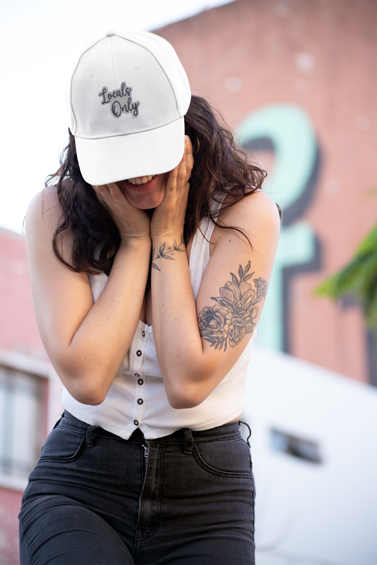 Locals Only, Embroidered Iron on Patch