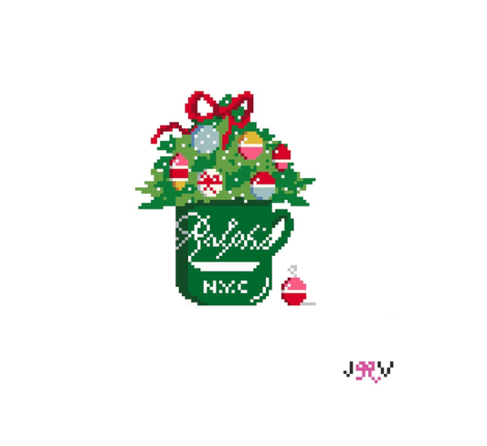 JV235 - Ralph's Xmas Cup Needlepoint Canvas