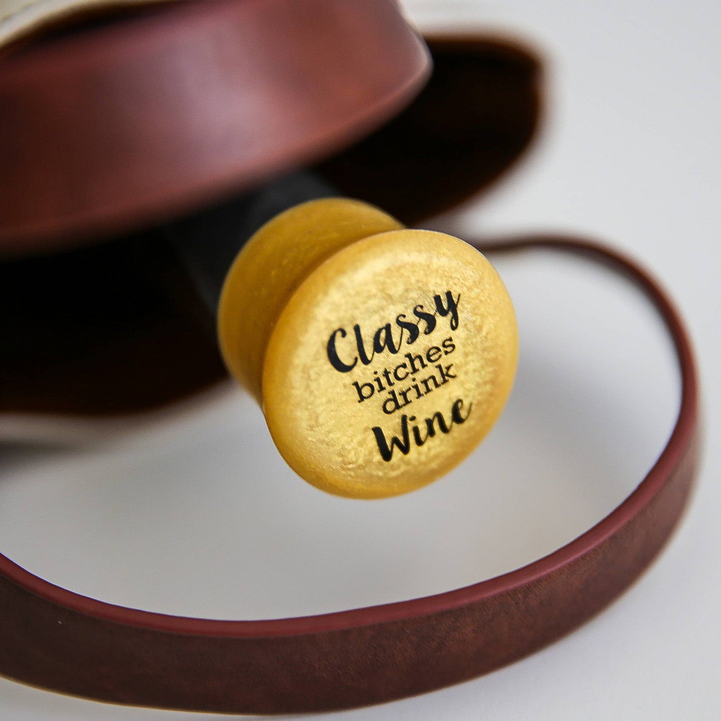 Wine Cap Counter Display | Fun Wine Caps