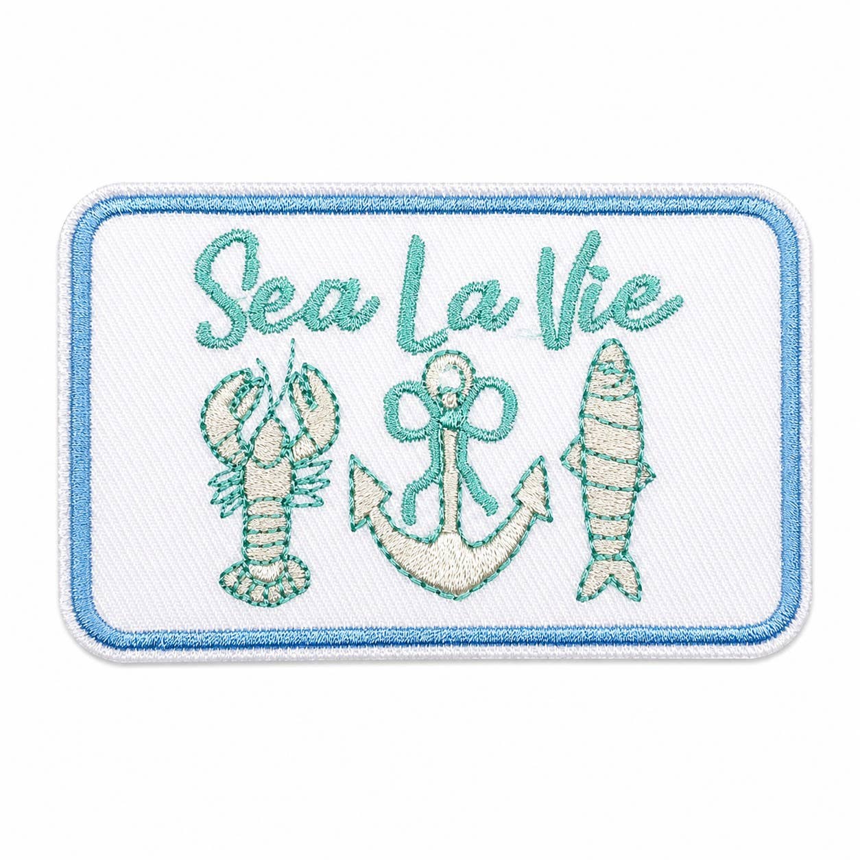 Sea La Vie Embroidered Iron-On Patch