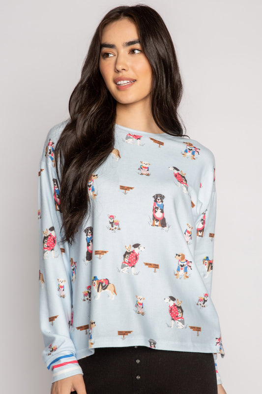 Ruffin It - Long Sleeve Pajama Top
