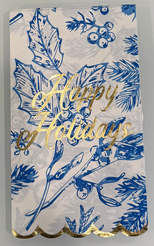 Happy Holidays Guest Towels (Christmas)