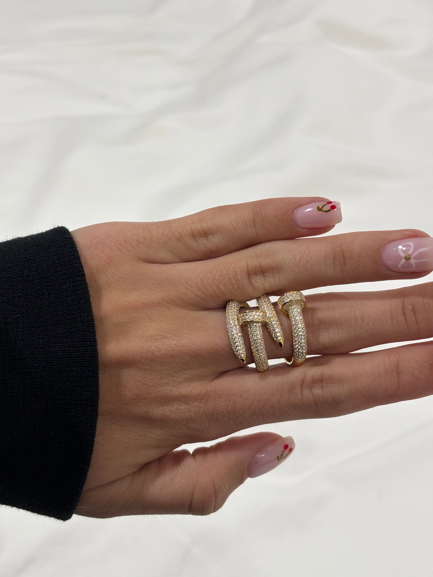 Wrapped Nail Ring