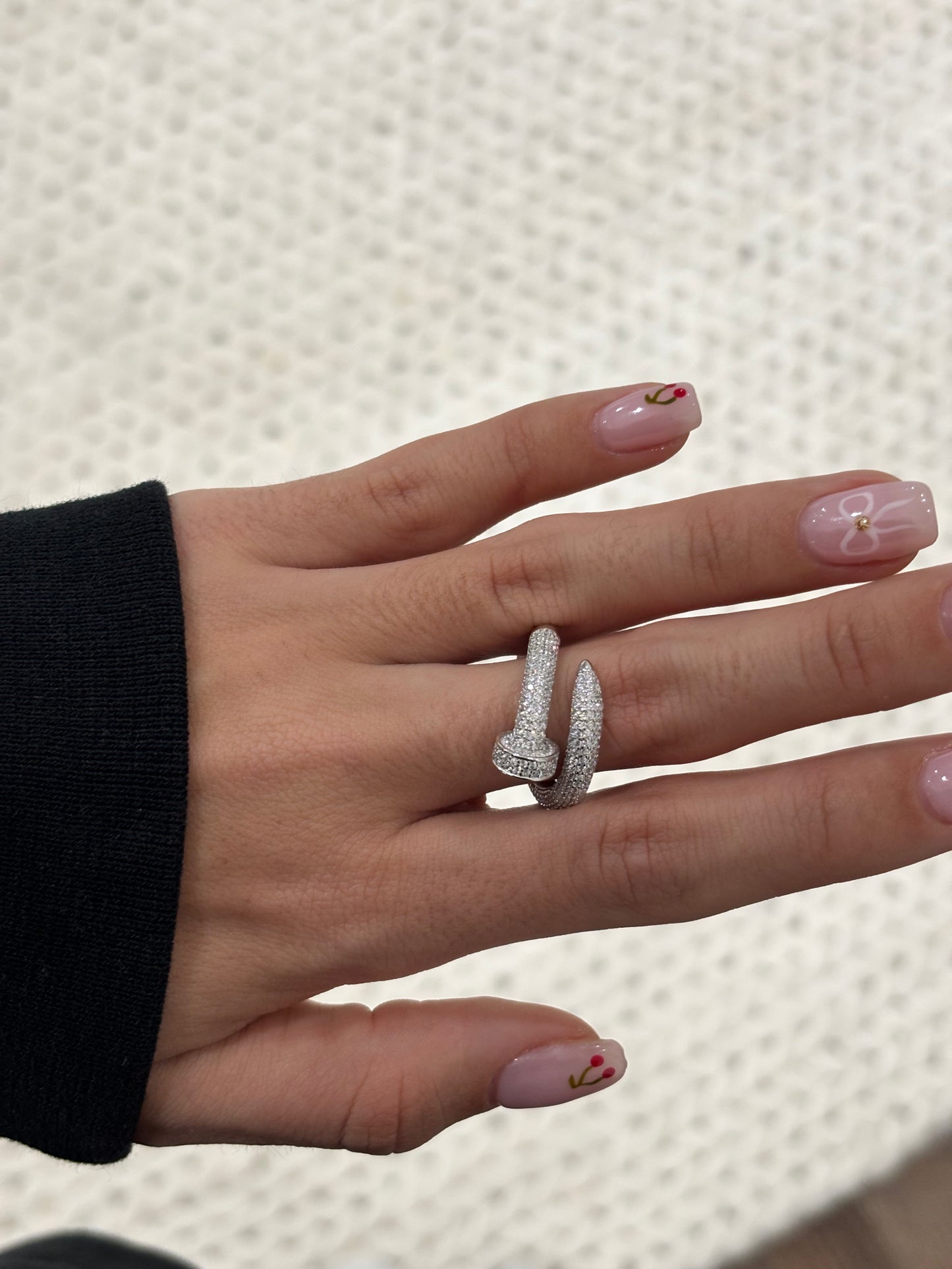 Wrapped Nail Ring