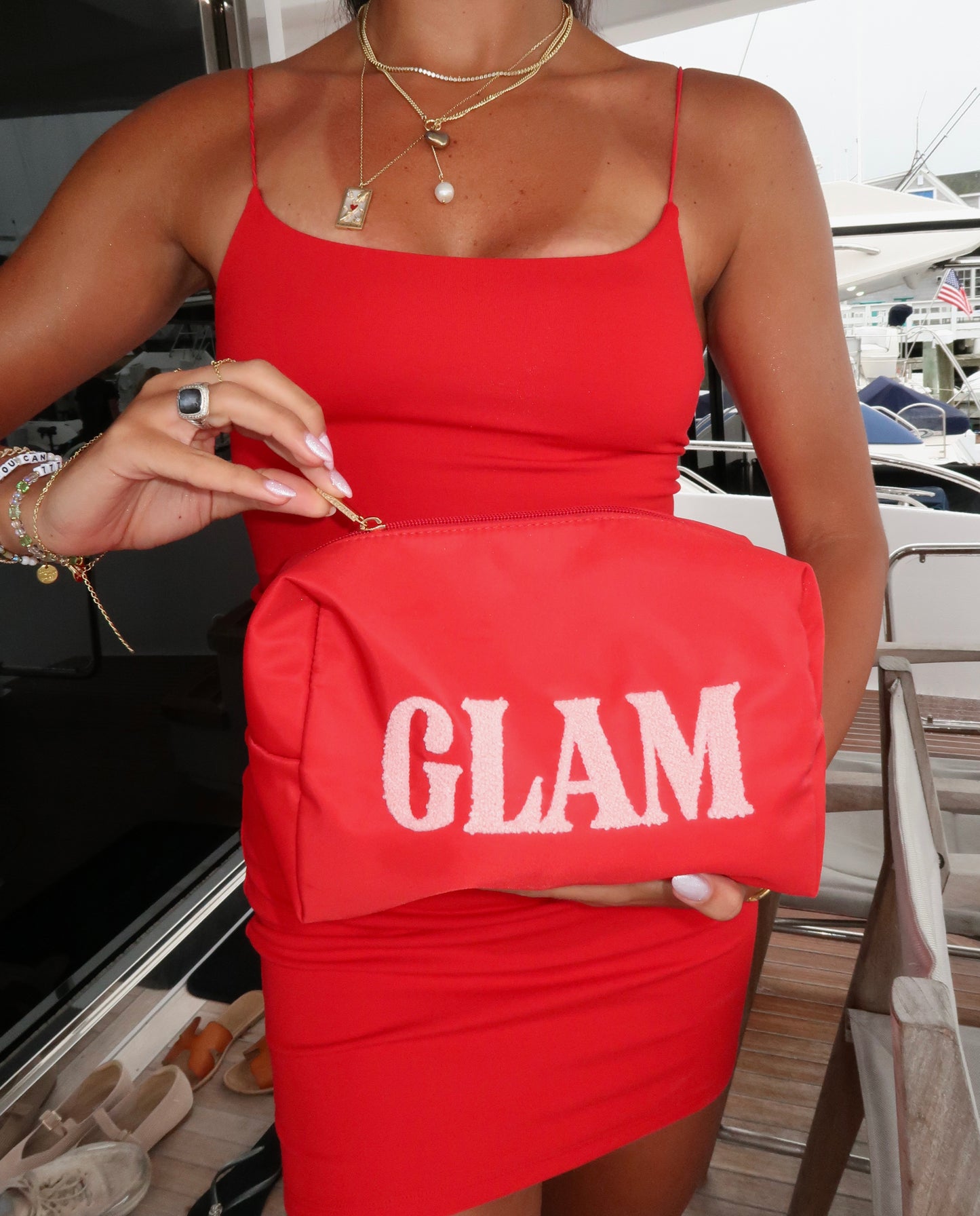 Cara "Glam" Cosmetic Bag