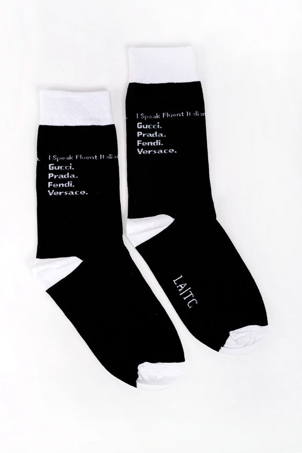 Flat Socks - Fluent Italian