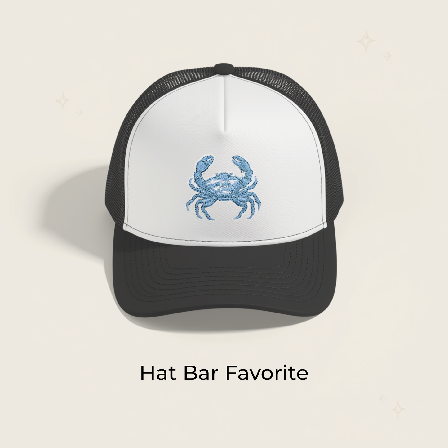 Blue Crab Embroidered Patch