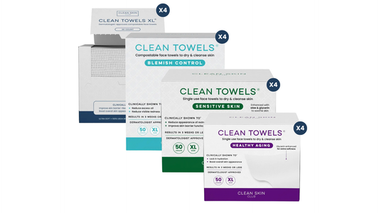 Clean Skin Club 4 Types of Wash Clothes