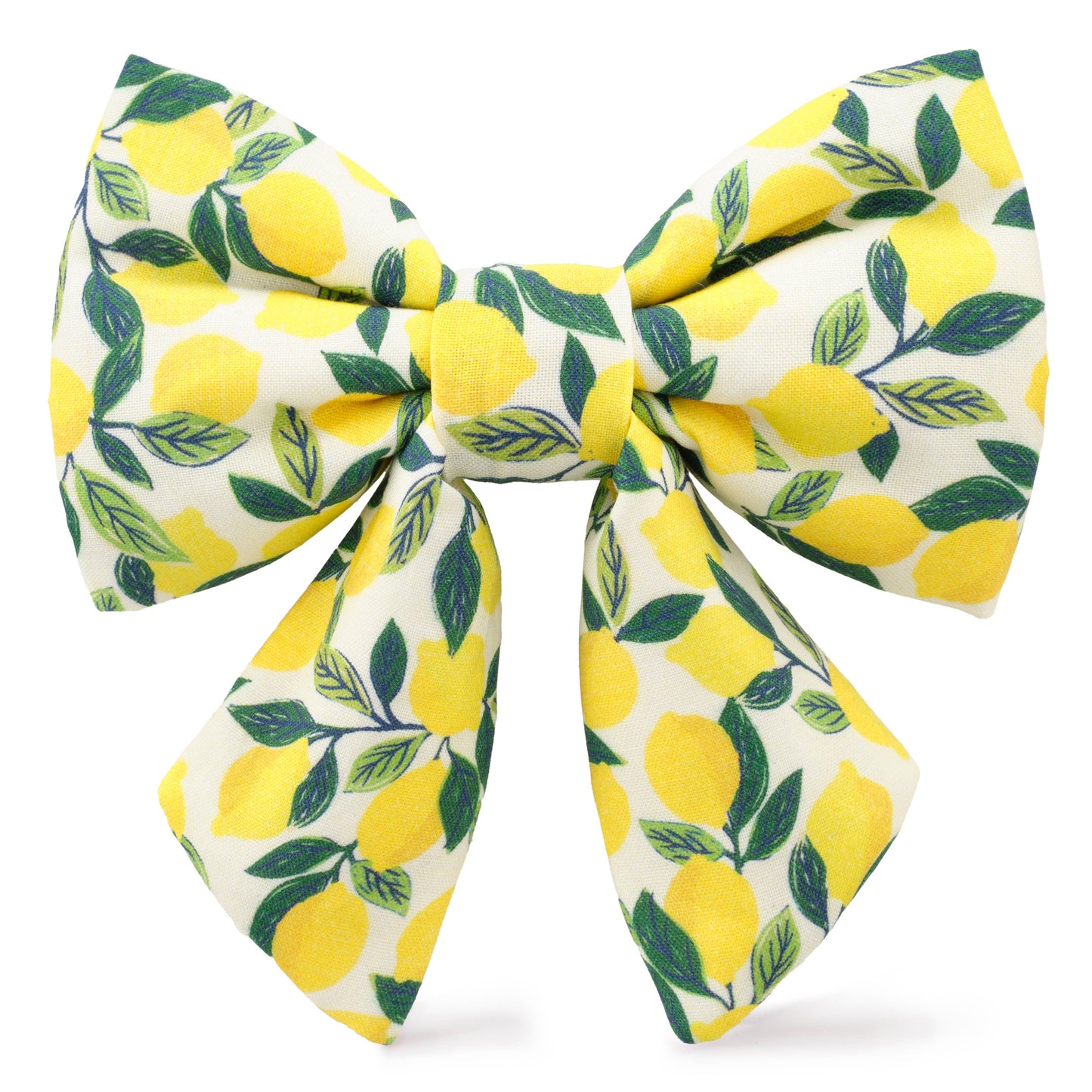 Lemon Zest Lady Dog Bow