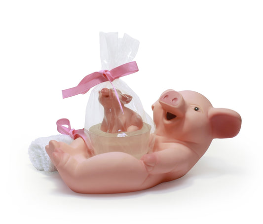 Piggy Soap & Holder Gift Set