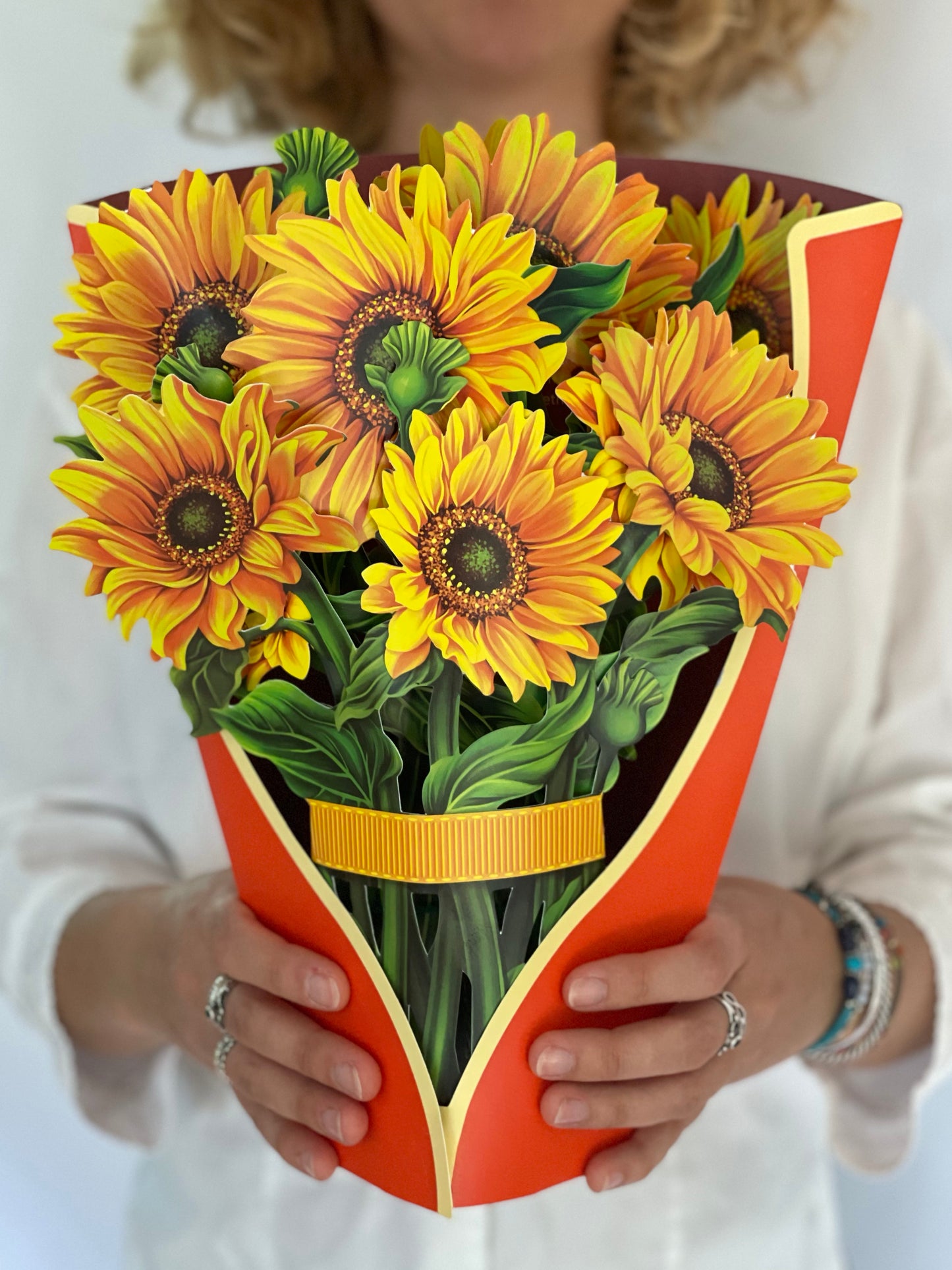 Sunflowers Pop Up Floral Bouquet