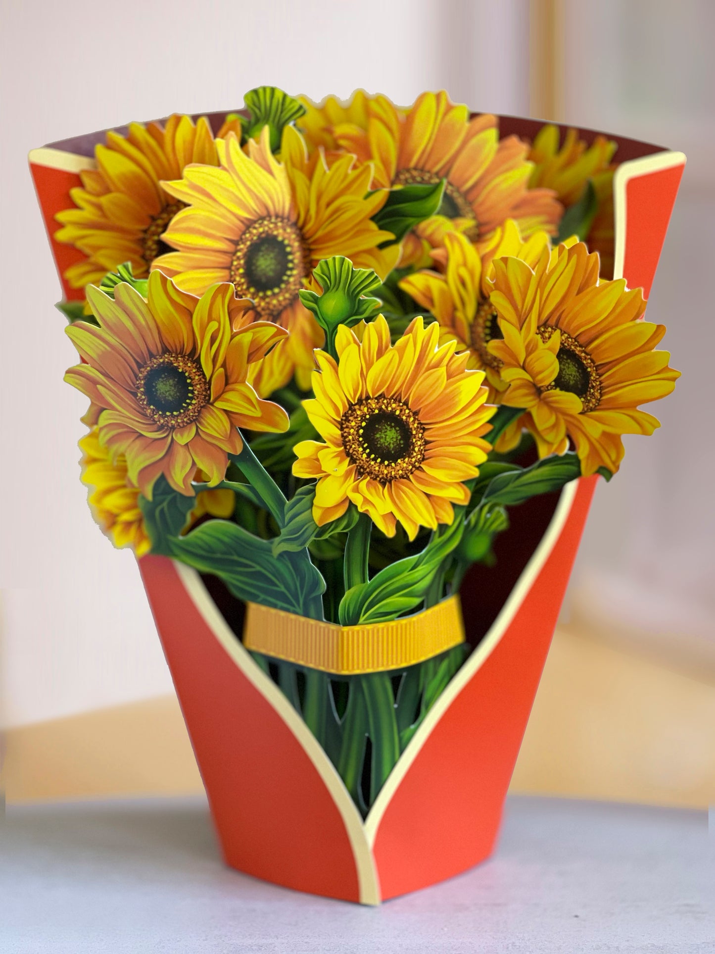 Sunflowers Pop Up Floral Bouquet