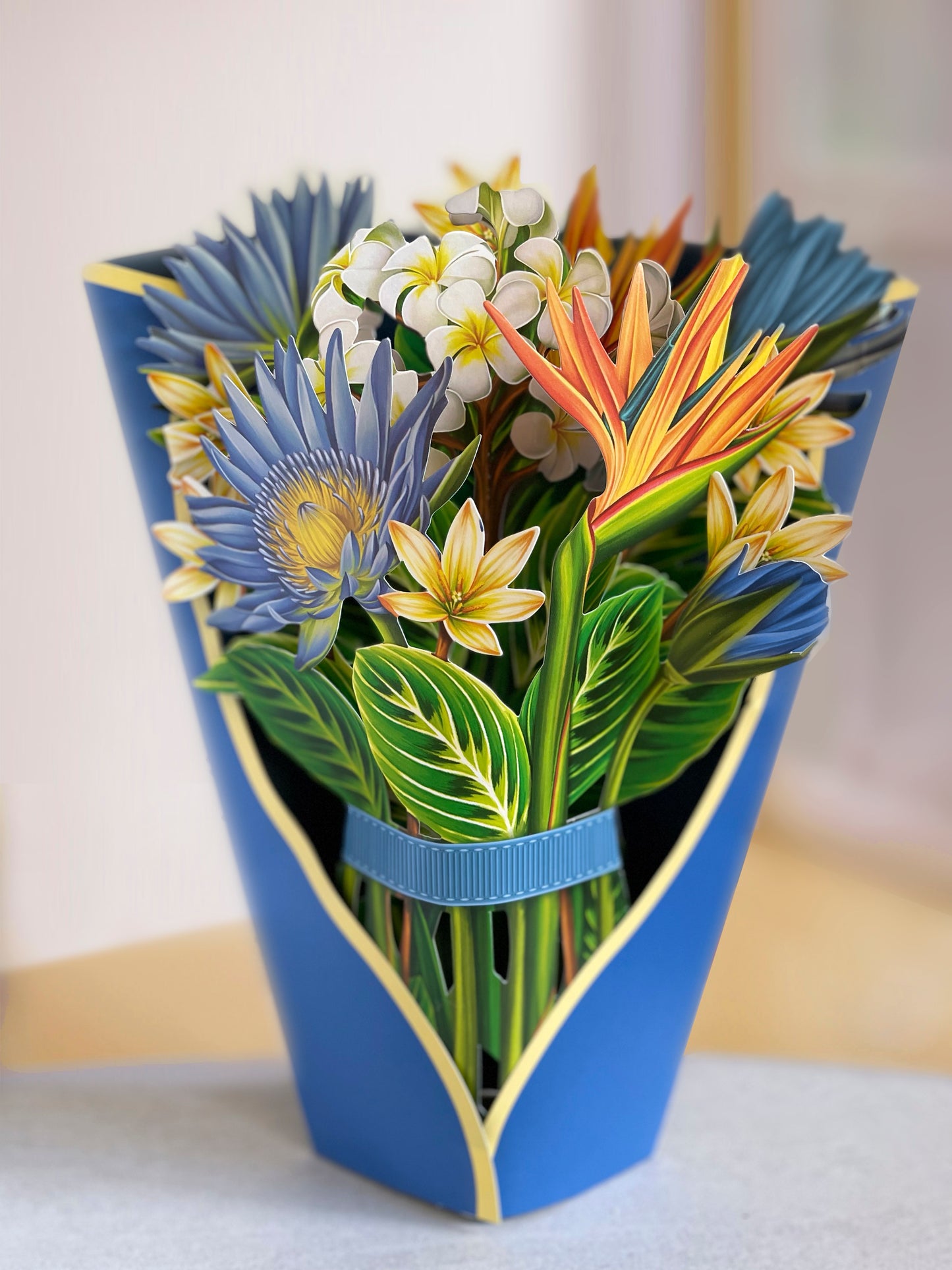 Tropical Bloom Pop Up Flower Bouquet