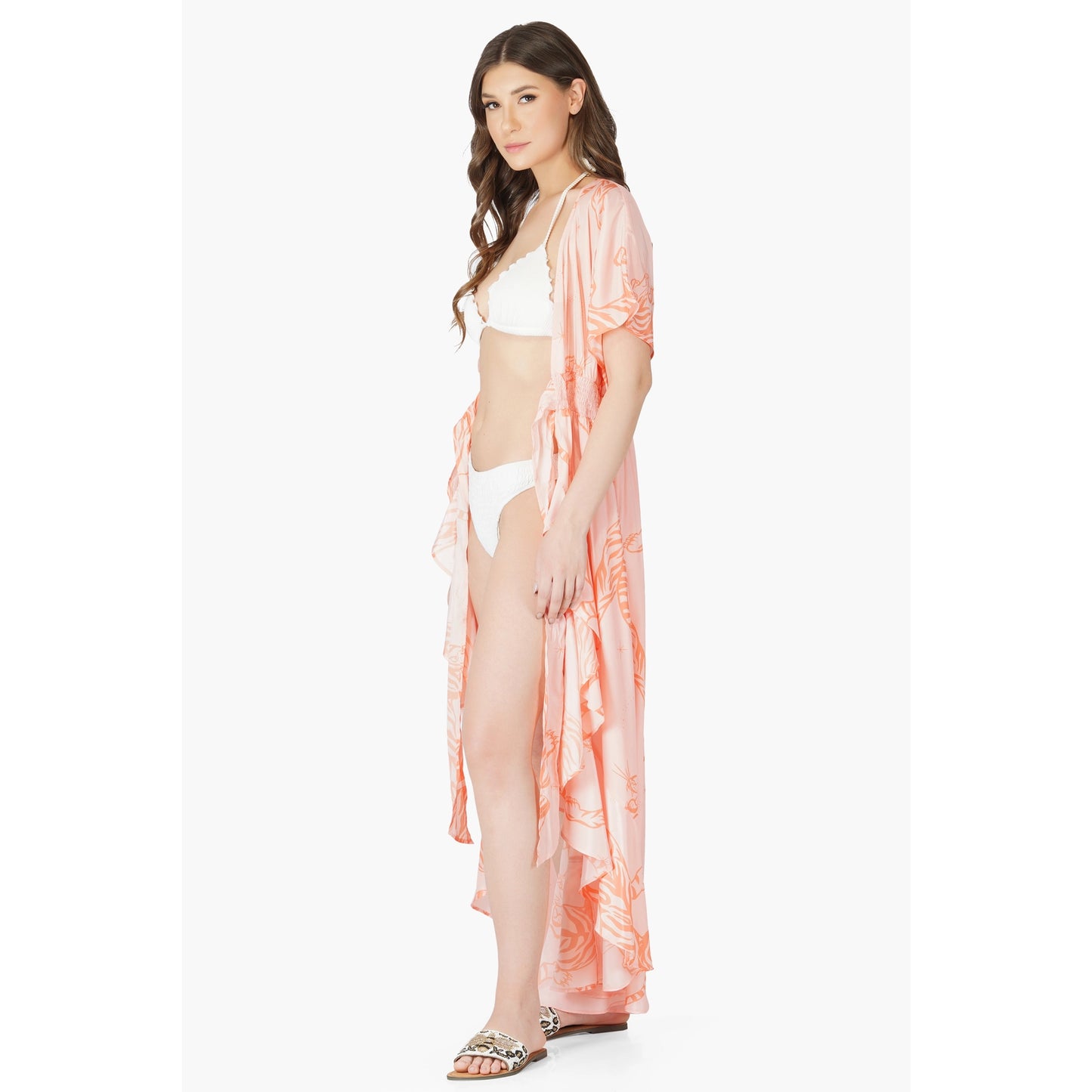 Apricot Wash Tiger Cover UP