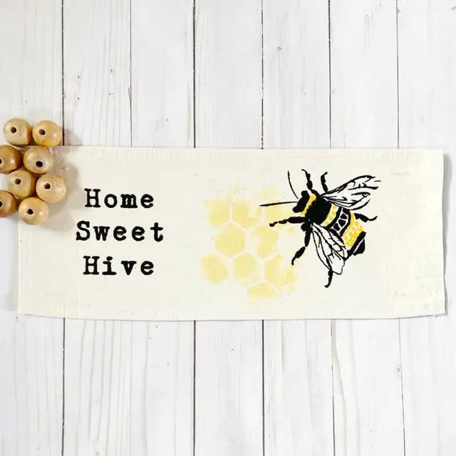 'Home Sweet Hive' Pillow Panel