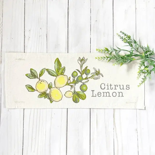 Citrus Lemon Pillow Panel