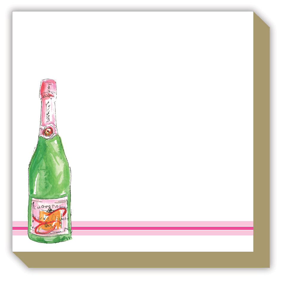 Champagne Bottle Luxe Notepad