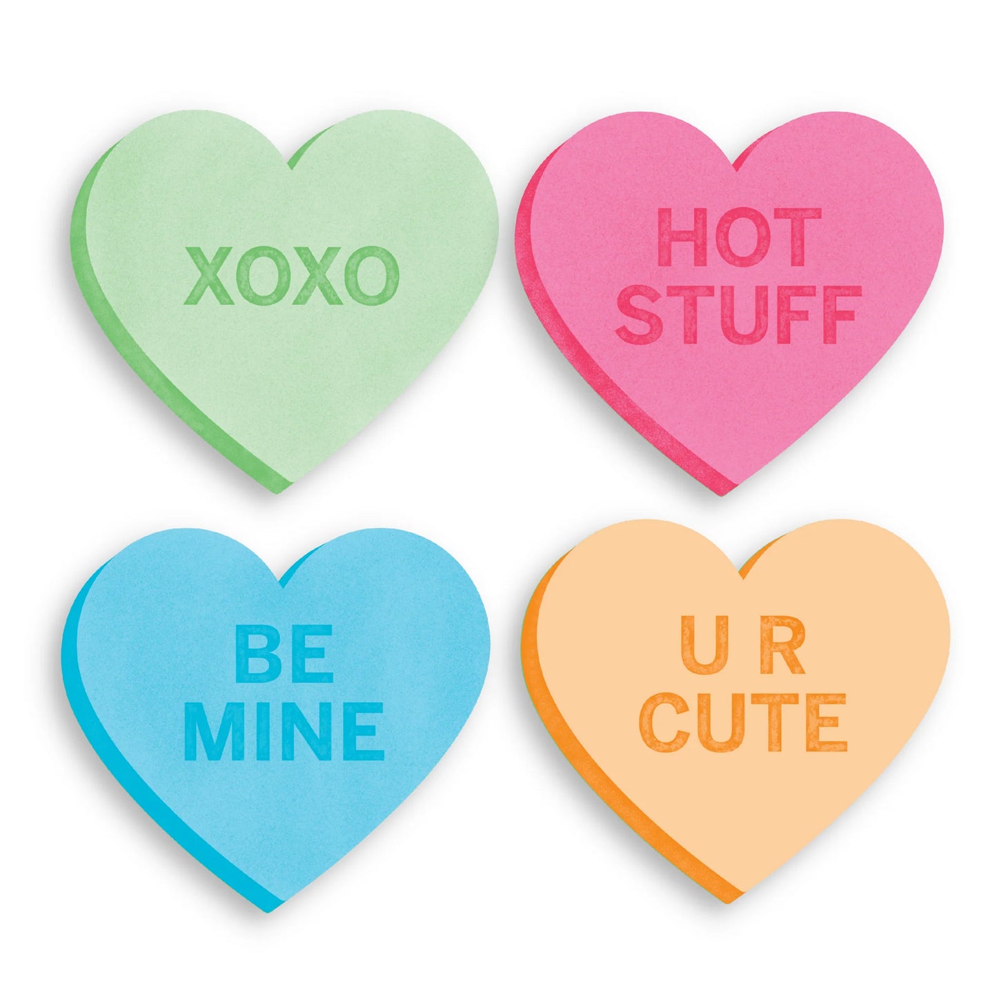 Conversation Hearts Set of 4 Coasters