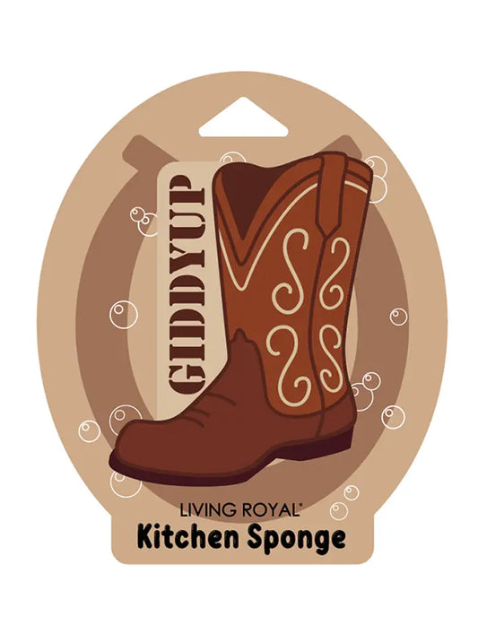 Cowboy Boot Sponge