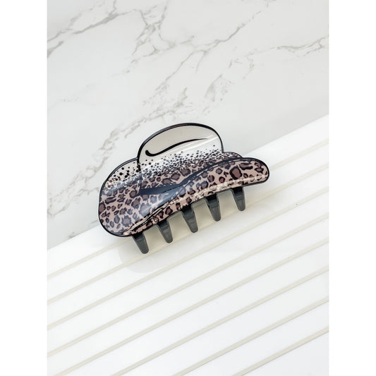 Cowgirl Hair Clip - Leopard