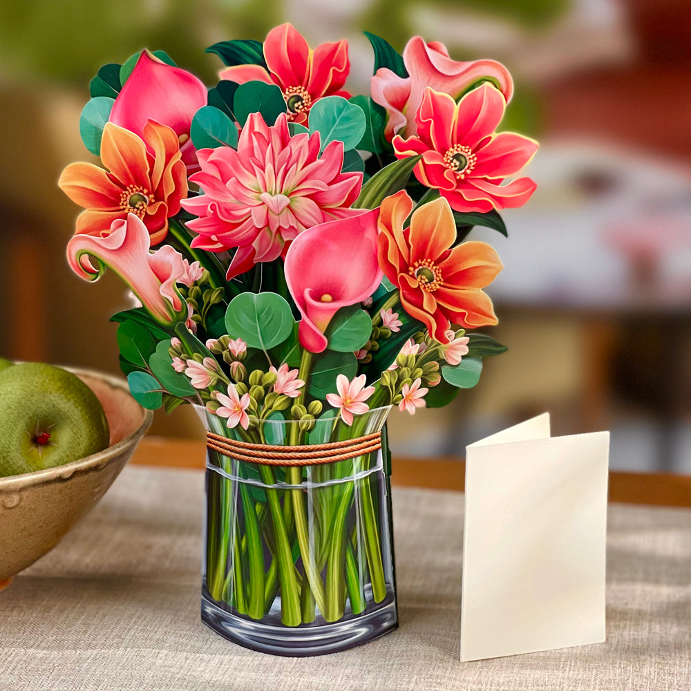 Dear Dahlia Pop Up Floral Bouquet