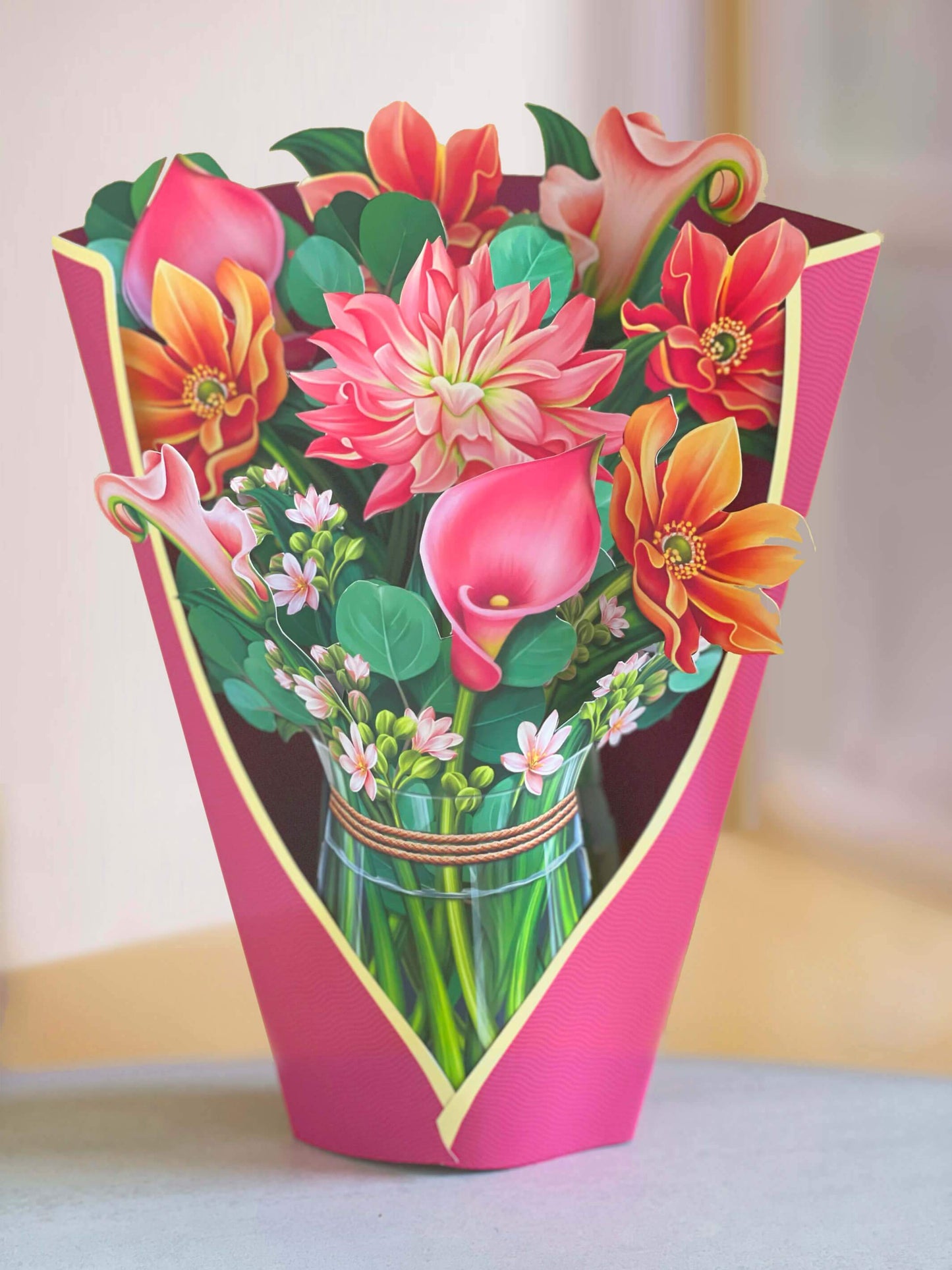 Dear Dahlia Pop Up Floral Bouquet