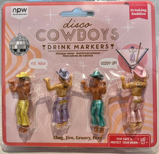 Disco Cowboys Drink Markers