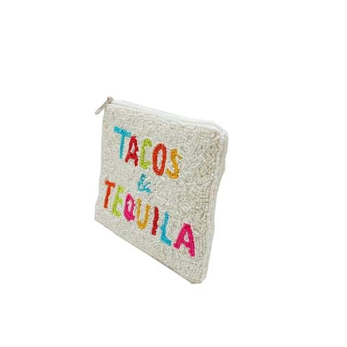 Double-Sided TACOS And TEQUILA Fully Coin Purse