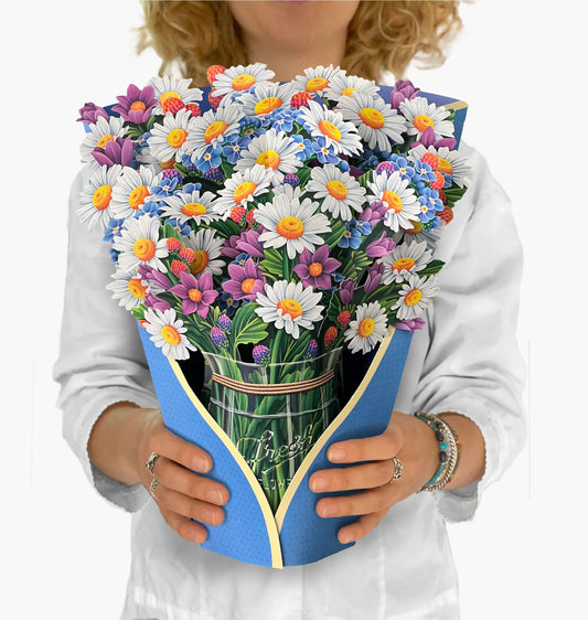 Field of Daisies Pop Up Flower Bouquet