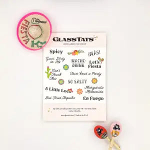 Fiesta Time Drink Markers