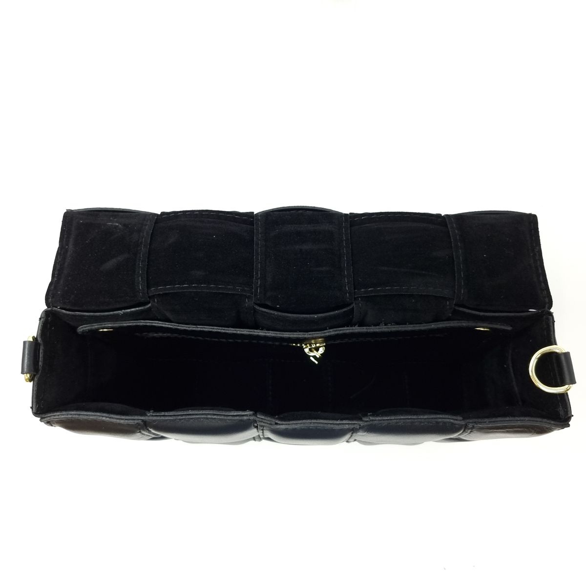 Black Leather Purse from Italy