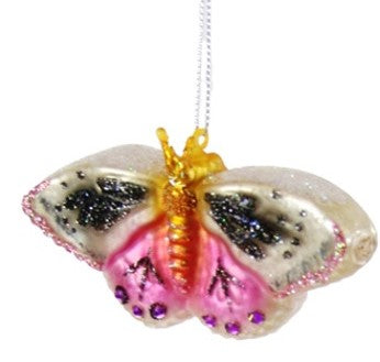 Jeweled Papillon Ornaments