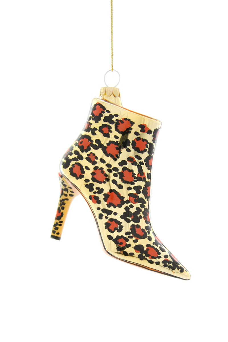Stiletto Boot - Leopard Ornament