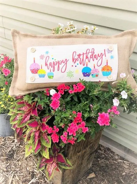 Happy Birthday Pillow Panel