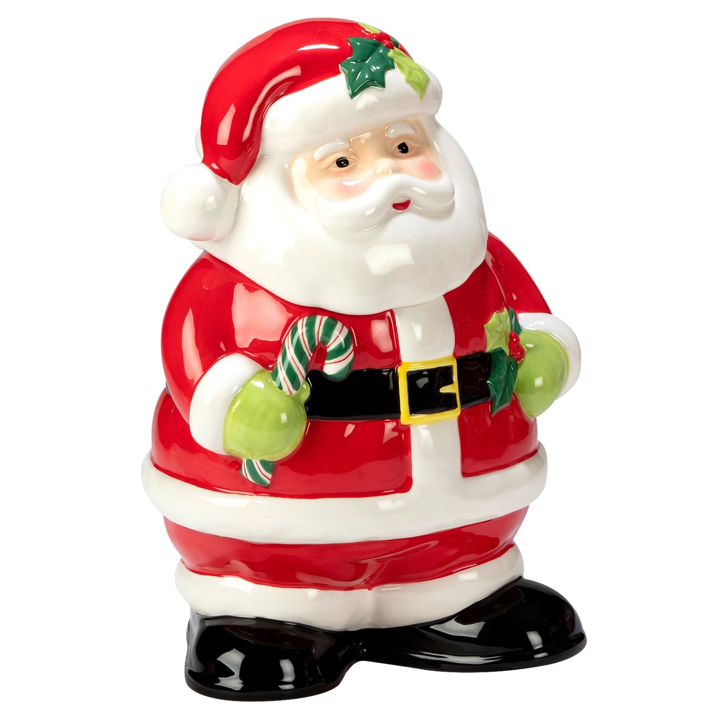 Holiday Magic - Santa 3-D Santa Cookie Jar 10.5" - Christmas